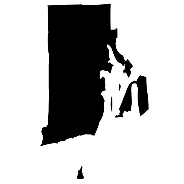 Rhode Island State Shape